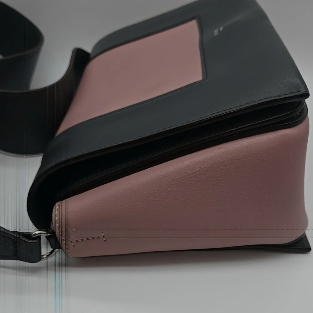 Celine Pink and Gray MEDIUM FRAME Leather Shoulder Bag - Picture 5 of 16